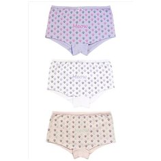 Трусики BAYKAR 3 шт размер 146/152, сиреневый/белый/коралловый