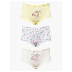 Трусики BAYKAR 3 шт размер 134/140, желтый/белый