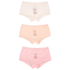 Трусики BAYKAR 3 шт размер 110/116, белый/оранжевый/коралловый