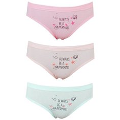 Трусики BAYKAR 3 шт размер 110/116, бирюзовый/коралловый