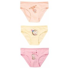 Трусики BAYKAR 3 шт размер 110/116, желтый/розовый/коралловый