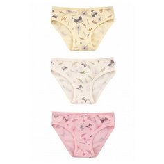 Трусики BAYKAR 3 шт размер 170/176, розовый/желтый/белый