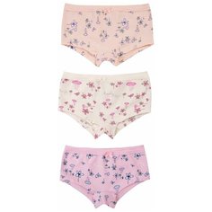 Трусики BAYKAR 3 шт размер 122/128, розовый/коралловый