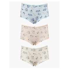 Трусики BAYKAR 3 шт размер 98/104, кремовый/голубой/розовый