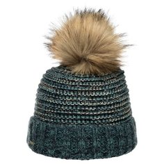 Шапка SEEBERGER арт. 18242-1 POMPOM BEANIE (синий / песочный), размер UNI