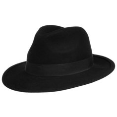 Шляпа SEEBERGER арт. 17690-0 FELT FEDORA (черный), размер UNI