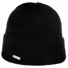 Шапка SEEBERGER арт. 18454-0 TURN-UP BEANIE (черный), размер UNI