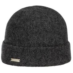 Шапка SEEBERGER арт. 18466-0 BOILED WOOL BEANIE (черный / серый), размер UNI