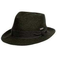Шляпа SEEBERGER арт. 70424-0 FELT FEDORA (оливковый), размер 57