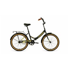 Велосипед FORWARD VALENCIA 24 X (24" 1 ск. рост 16" скл 2020-2021, черный/золотой