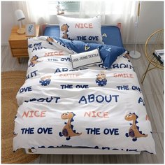 Детское постельное бельё ситрейд CDK015, размер 1,5 спальный, люкс сатин (100% хлопок), простыня 160 см