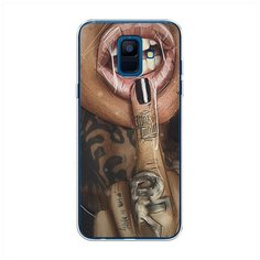 Силиконовый чехол "Девушка с татуировками" на Samsung Galaxy A6 / Самсунг Галакси А6 Case Place