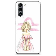 Силиконовый чехол "Весы образ" на Samsung Galaxy S21 / Самсунг Галакси S21 Case Place