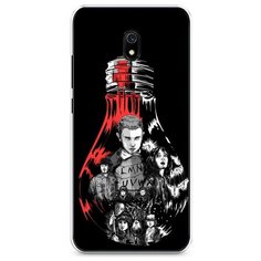 Силиконовый чехол "Черная лампочка" на Xiaomi Redmi 8A / Сяоми Редми 8А Case Place