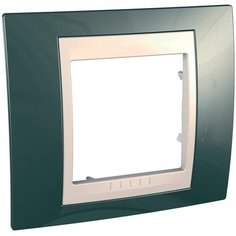 Рамка 1п Schneider ElectricMGU6.002.524 UNICA, шампань