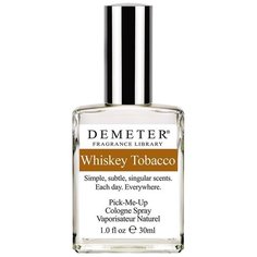 Одеколон Demeter Fragrance Library Whiskey Tobacco, 30 мл