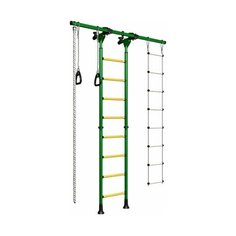 Шведская стенка ROMANA Карусель 2, зеленый/желтый