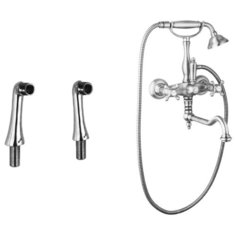 Смеситель на борт ванны CEZARES Golf PBV2-01-M, хром