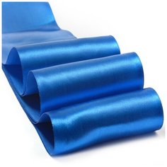 Лента атласная 4 (100мм) цв.3161 василек IDEAL уп.27,4 м