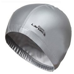 Шапочка плавательная Larsen 7530, эластан, серебро.