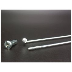 Спицы оцинкованные 14gx192мм с ниппелями 1/2", 144 шт. TBS