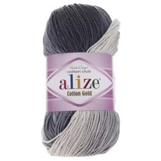Пряжа Alize Cotton gold batik, 55 % хлопок, 45 % акрил, 100 г, 330 м, 5 шт., 2905