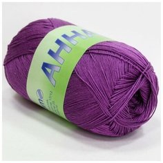 Пряжа Seam Анна 16 арт.327 персидская сирень 100% мерсеризованный хлопок 100г 530м 5шт