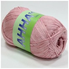 Пряжа Seam Анна 16 арт.316 пыльно-розовый 100% мерсеризованный хлопок 100г 530м 5шт