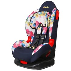 Автокресло группа 1/2 (9-25 кг) Еду-еду KS 525, Калейдоскоп синий