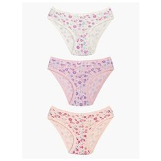 Трусики BAYKAR 3 шт размер 98/104, розовый/коралловый/белый