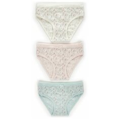 Трусики BAYKAR 3 шт размер 110/116, голубой/белый/розовый