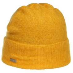 Шапка SEEBERGER арт. 18454-0 TURN-UP BEANIE (желтый), размер UNI