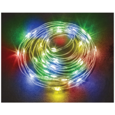 Гирлянда с микросветодиодами 10,2 метра NGF-SM01-100RGBY-10-10.2m-3AA-SL-IP20 Navigator