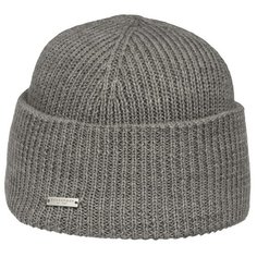 Шапка SEEBERGER арт. 18236-0 TURN-UP BEANIE (серый), размер UNI
