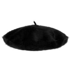 Берет SEEBERGER арт. 15200-0 ANGORA BERET (черный), размер UNI