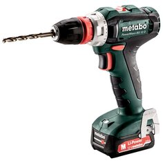 Аккумуляторная дрель-шуруповерт Metabo PowerMaxx BS 12 Q 2.0Ач х2 кейс