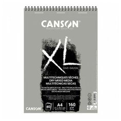Canson Альбом "XL", серый, 160г/м2 A3, 40л, песочная фактура