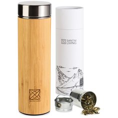 Термокружка SANTAI LIVING 100% Bamboo, 0.5 л бамбуковый