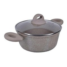 Кастрюля литая алюм. 2,6л 20см с. кр мрамор/крошка MayerBoch 25081 KSMB-25081
