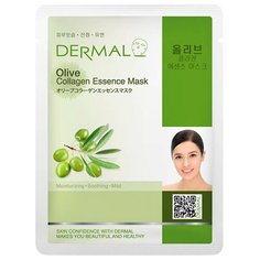 DERMAL тканевая маска с коллагеном и экстрактом оливы, 23 г