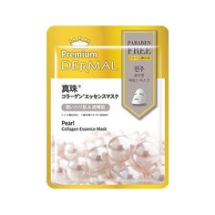 Dermal, Маска Premium с жемчугом, 25 г
