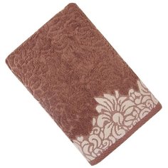 Полотенце сандра темно-коричневое Хлопок 100%, 50х90, Темно-Коричневый Tana