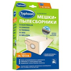 Тайфун Бумажные мешки-пылесборники TA 1017A белый 5 шт. Taifun
