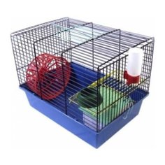 Вака 18583 Клетка д/грызунов 2-х ярусная с домиком и миской 38,5*27,5*26,5см (2 РЎв‚¬РЎвЂљ)