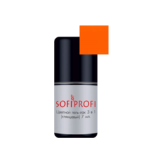 Гель-лак 3 в 1 Sofiprofi цветной 3 в 1, 7 мл, 36