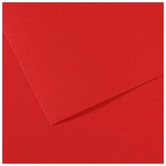 Canson Бумага для пастели Mi-Teintes 160г/м.кв 50*65см №505, ярко-красный,10л