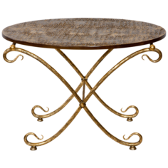 Декоративный столик BOGACHO Сафари ручная работа