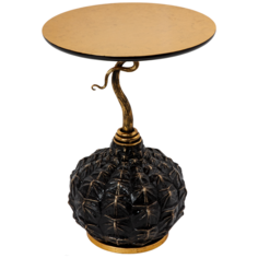 Декоративный столик BOGACHO Черный ананас ручная работа