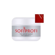 Краска гелевая Sofiprofi гель цветной матовый №20