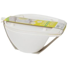 Комплект миска + дуршлаг + крышка 3,5 л 31*22*14 см Heiwa